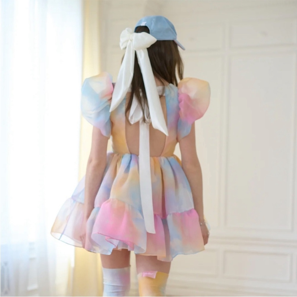 Selkie Dopamine Lawn Party dress (Small) - Picture 5 of 10